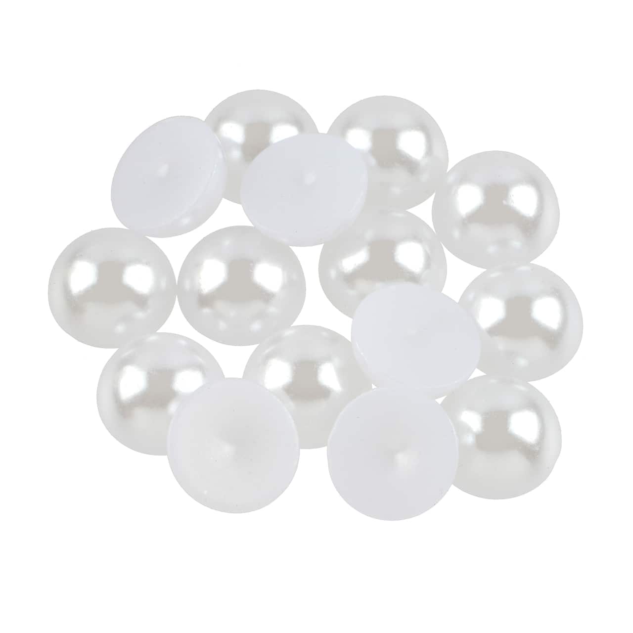 Perles en plastique à dos plat de Bead Landing